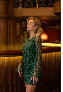 Sustainable Satin Beaded One-Piece Cami O-Neck Sexy <b>Heart</b> Quick Dry Short Length Hollow Decoration <b>Sweet</b> Style Valentine's Day - Product Image 5