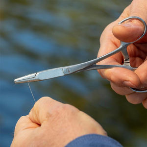 Fórceps de pescado con tijeras, herramientas de pesca con mosca, pinzas de pesca con mosca con acabado Dall, acero inoxidable alemán - Product Image 5