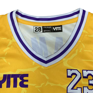 2025 nouveaux ensembles d'uniformes de basket-ball noirs personnalisés uniformes de basket-ball réversibles respirants Sublimation - Product Image 5