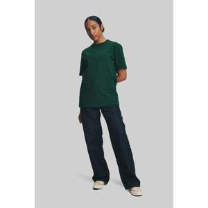 Camiseta de Manga Corta para Hombre, Talla Grande, Color Verde Bosque, Corte Clásico, 275-300 g/m², Tejido Comprimido, Modelo 1009 - Product Image 4