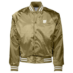 Chaqueta Universitaria de Satén 100% Poliéster, Chaqueta de Invierno para Hombre de Primera Calidad, Frente Alto, Ecológica, Personalizable, Hecha en Pakistán - Product Image 1
