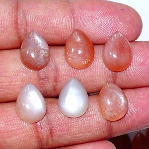 Piedra solar dorada Natural de alta calidad, cabujón de piedras preciosas sueltas, forma de mezcla de piedras preciosas sueltas, piedra preciosa dorada para la fabricación de joyas - Product Image 4