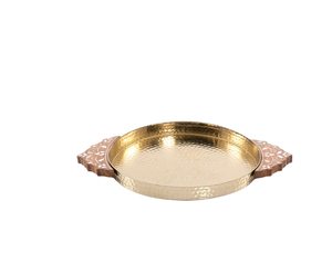 Hammered Design Simple Gold Square <b>Chocolate</b> Tray Perfect For Serving <b>Chocolates</b> Sweets Desserts And Small <b>Treats</b> At Home - Product Image 5