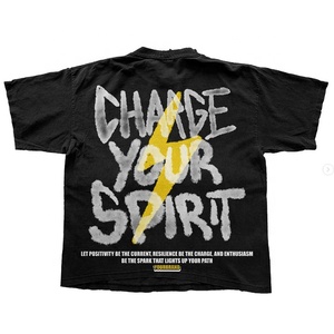 Últimas moda logotipo personalizado impreso recortado camisetas unisex al por mayor diseños personalizados servicio OEM - Product Image 1