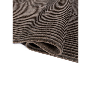 พรมอะคริลิคถักมือ Aprezo สีเบจ-น้ำตาล ลายเส้นนามธรรม รูปทรงสี่เหลี่ยมผืนผ้า สำหรับห้องโถง ห้องนั่งเล่น รุ่น Aiar-3016 - Product Image 2