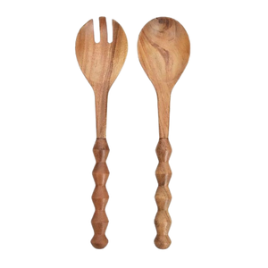 Modern Wood Kitchen Accessories <b>Wooden</b> Varnish E-co Friendly 10 Pieces Spatula Deep Soup Ladle <b>Spoons</b> <b>Wooden</b> Utensils Sets - Product Image 6