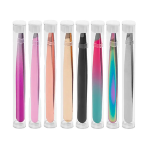 Nouveau rose chaud haute en acier inoxydable applicateur de cils pince à épiler pointu maquillage quotidien pince à épiler pour Extension de cils - Product Image 3