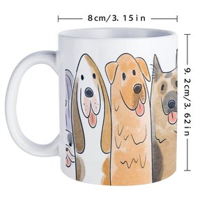 Tazza di ceramica bianca personalizzata tazza di caffè personalizzato, regalo fai da te per la casa e l'ufficio, noi locale POD - Product Image 2