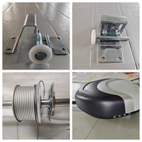 Porte de garage sectionnelle à panneaux pleins, à cadre en aluminium, coupe-vent, de sécurité, de taille personnalisée, pour les portes de stockage des maisons privées