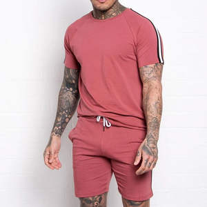 Conjunto de Camiseta y Pantalones Cortos Casuales de Verano para Hombre, Precio Económico, Más Vendido, Transpirable, 100% Algodón, MOQ Bajo - Product Image 2