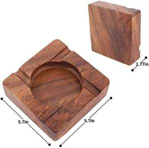 ที่เขี่ยบุหรี่และซิการ์ทำจากไม้ระดับพรีเมียม - Product Image 4