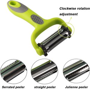 Peladores manuales de acero inoxidable para deshuesar cerezas para verduras, frutas con cuchillas afiladas, herramientas de cocina multifuncionales sostenibles - Product Image 4