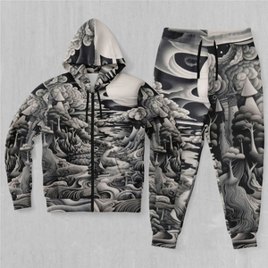 Survêtements d'hiver décontractés à capuche pour hommes, personnalisables, unis, grandes tailles, imprimés par sublimation, respirants, écologiques, vente en gros, OEM - Product Image 5