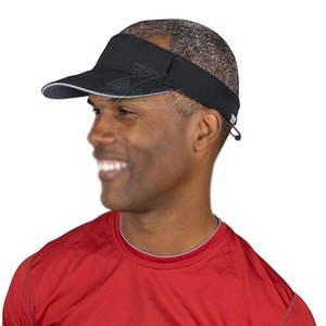 Sombrero con visera deportiva con correa ajustable y tela transpirable para uso en exteriores Sombrero con visera deportiva ligera - Product Image 1