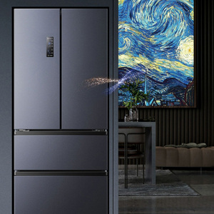 Réfrigérateur domestique à air frais sans givre à plusieurs portes de style français 525L à quatre portes à première classe d'efficacité énergétique à onduleur - Product Image 6