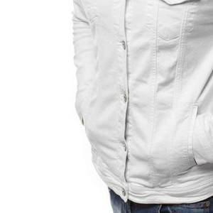 Veste de style universitaire tendance pour hommes pour le printemps et l'automne avec fermeture à glissière et col montant haut décontracté pour hommes - Product Image 4