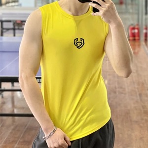 เสื้อกล้ามออกกำลังกายแขนกุดสำหรับผู้ชายฤดูร้อนเสื้อออกกำลังกายเล่นกีฬาระบายอากาศได้ดีเสื้อพิมพ์ลายสำหรับใส่วิ่งในยิม - Product Image 4