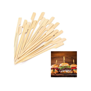 ไม้เสียบอาหารไม้ไผ่ 90 ชิ้น สำหรับเบอร์เกอร์และเค้ก ไม้จิ้มตกแต่ง - Product Image 2
