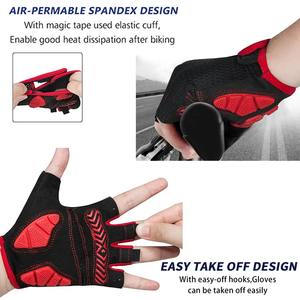 Gants de moto de course pour hommes de haute qualité Logo personnalisé en cuir respirant sport cyclisme équipement de sécurité fonction étanche - Product Image 5