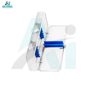 ALMAC Small Instrument Basket for Ophthalmology Protective <b>Silicone</b> <b>Mat</b> Prevents Tool Movement Autoclave Manual CE Certified - Product Image 2