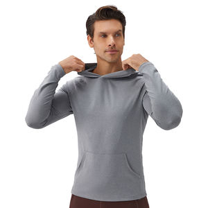 Sweat-shirt à capuche unisexe personnalisé 100% coton Tissu tricoté Poche avant Manches longues Coupe régulière Hiver Respirant pour décontracté - Product Image 3