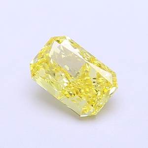 Diamant de laboratoire jaune vif fantaisie VS1 de 1,08 ct Radiant - Product Image 1