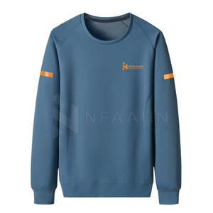 Manches longues hommes respirant sweats hommes vêtements coton Polyester fait coton mélangé sweats à vendre - Product Image 1