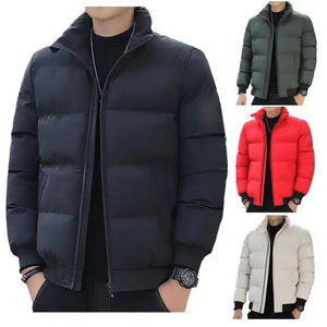 Veste d'hiver matelassée personnalisée de qualité supérieure, tendance, en toile brillante avec col montant, livraison DDP - Product Image 2