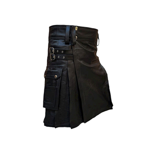 SUQAINA GARMENTS Kilt de Cuero Vacuno para Hombre - Alta Calidad, Colores Personalizables, Servicio OEM/ODM, Empaque Personalizado, Precio al por Mayor - Product Image 5