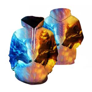 OEM Sweats à capuche unisexes lourds logo personnalisé imprimé coton bouffant grande taille anti-rétrécissement caractéristiques unisexe uni - Product Image 3