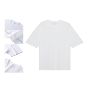 Camiseta de alta calidad con hombros caídos de 250g, Camiseta de algodón para hombre, Camiseta cómoda y transpirable con logotipo personalizado para hombre - Product Image 5