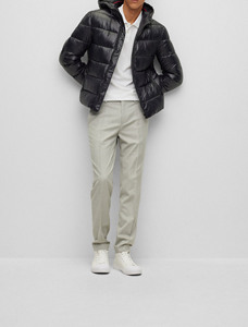 Manteau d'hiver chaud confortable et élégant, rembourrage gonflé à capuche personnalisé réfléchissant pour l'extérieur - Product Image 2