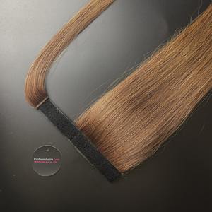 Extensions de cheveux humains vierges vietnamiens de haute qualité, 2025, cuticule complète, queues de cheval à double dessin de haute qualité! - Product Image 2