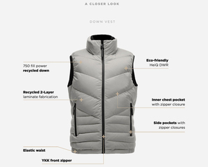 Gilet matelassé respirant, veste d'hiver sans manches chaude, vêtements de sport d'extérieur, léger, confortable, à porter au quotidien - Product Image 5