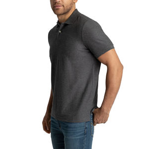 Nueva moda de verano logotipo bordado personalizado ropa de hombre Polo de manga corta para hombre Camiseta en blanco Vintage hombres Golf Polos - Product Image 5