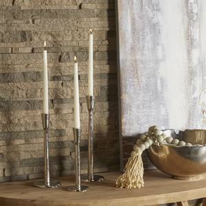 Handmade Silver Aluminum and Brass <b>Tapered</b> <b>Candle</b> <b>Holder</b> Home Decorative <b>Candle</b> Stand for Weddings and Dining Tables - Product Image 4