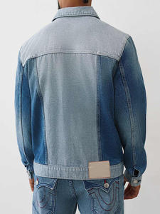Vente en gros de streetwear manteaux en jean vintage de créateur personnalisés veste universitaire en denim de travail oversize brodée pour l'hiver - Product Image 2