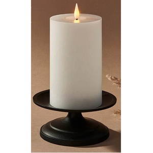 Soporte de vela de Metal duradero de diseño clásico, superficie lisa para sujeción votiva o bandeja de velas perfumadas, decoración de iluminación perfecta - Product Image 6