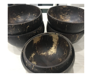 Vente en gros Bol en coquille de noix de coco Bol en coquille de noix de coco fabriqué à la main à partir de véritable coquille de noix de coco parfait pour les cadeaux décoration des repas magasin de détail - Product Image 6