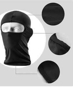 หมวกคลุมศีรษะทำจากโพลีเอสเตอร์สำหรับใส่ปั่นจักรยานหน้ากากสกีแบบเต็มหน้ากันน้ำสีล้วนปักลายได้ตามต้องการ - Product Image 5