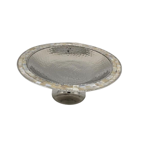 Soporte de postre de pastel de latón de tres niveles Diseño de tendencia Soporte de servicio de frutas de pastel de forma redonda al precio más barato - Product Image 6