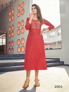 ชุด dobby ผ้าวิสคอสใหม่ล่าสุดลายบลูฮิลส์สำหรับสตรีปักลาย zari และคอลเลกชันงานลำดับ - Product Image 4