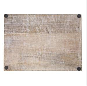 Plateaux décoratifs de ferme de conception de papillons sculptés Plateau de service en bois de manguier avec poignées Utilisation polyvalente à bas prix - Product Image 6