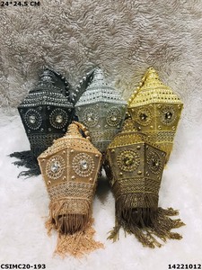 Pochette en cuir de luxe faite à la main pour dames élégante boîte en métal sac à main de soirée pour les fêtes de mariage - Product Image 2