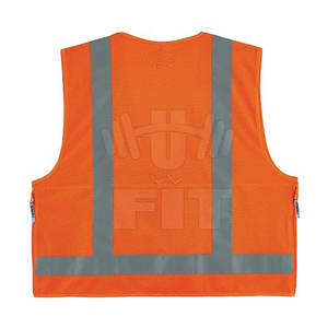 Chaleco DE SEGURIDAD reflectante ligero de alta visibilidad para hombre con logotipo personalizable Equipo de protección de alta visibilidad - Product Image 2