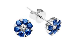 Boucles d'oreilles en diamant de laboratoire de 1 à 1 1/2 carat, couleur DEF, certifiées IGI, pour femmes, en or blanc 14 carats - Product Image 5