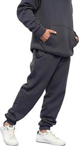 ชุดวอร์มผ้าโพลีเอสเตอร์สำหรับผู้ชายพร้อมแจ็กเก็ตมีฮู้ดและกางเกงรัดรูปสำหรับใส่ออกกำลังกายวิ่งและใส่วันสบายๆ - Product Image 2