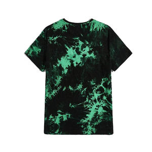 T-shirts Tie-Dye pour hommes personnalisés OEM Respirant Décontracté Surdimensionné Lavage à l'acide Vente en gros T-shirts Tie-Dye respirants de haute qualité - Product Image 6