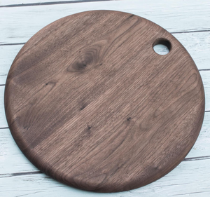 Planche à découper en bois dur naturel avec finition alimentaire |   Planche à découper en bois durable pour la cuisine quotidienne et la préparation des aliments - Product Image 2