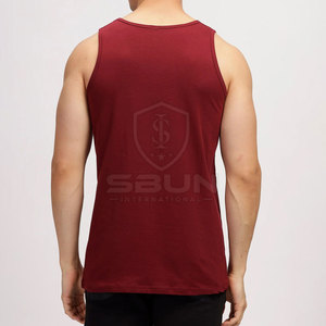 Bodybuilding <b>Stringer</b> <b>Vest</b> Sleeveless Performance Tank Top Eco-Friendly Breathable Quick Dry Lightweight Stretchable Fabric - Product Image 2